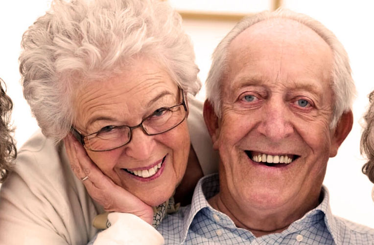 older people smiling